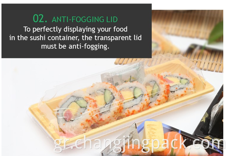 Disposable Plastic Sushi